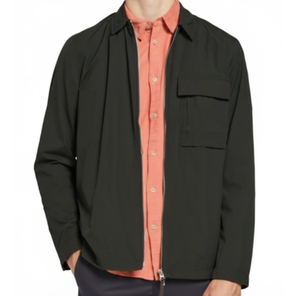 Norse Projects “Jen’s Zip Dry Nylon” Jacket Men’s Size Small Brown/Green EUC! - Picture 1 of 12